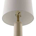 Tedd Global Cream/Gold Table Lamp - Image 5