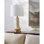 Tedd Global Cream/Gold Table Lamp - Image 3