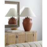 Kabir Global Red Table Lamp - Image 3