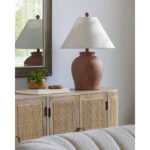 Andie Global Red/Wheat Table Lamp - Image 3