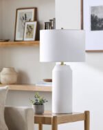 Cilicia Traditional White Table Lamp - Image 5
