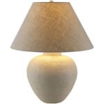 Catherine Global Cream Table Lamp - Image 2
