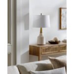 Alsion Modern Cream/White Table Lamp - Image 3