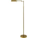 Harlen Traditional Gold Floor Lamp - Image 2