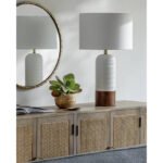 Gerri Traditional White Table Lamp - Image 3