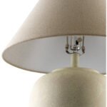 Sopheak Traditional White Table Lamp - Image 4