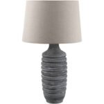 Joy Traditional Light Gray Table Lamp