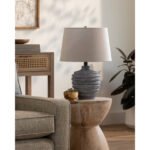 Josel Traditional Light Gray Table Lamp - Image 2