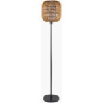 Keithsburg Global Brown Floor Lamp