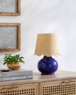 Kolleen Cottage Navy Table Lamp - Image 6