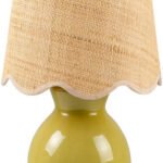Reann Cottage Green Table Lamp