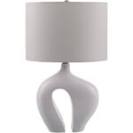 Latesa Traditional White Table Lamp