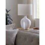 Latesa Traditional White Table Lamp - Image 3