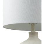 Huda Traditional White Table Lamp - Image 6