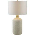 Huda Traditional White Table Lamp - Image 2