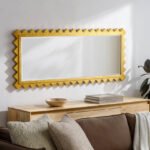 Alexsandra Modern Gold Wall Mirror - Image 2