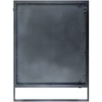 Aldric Rustic Black Wall Mirror - Image 8
