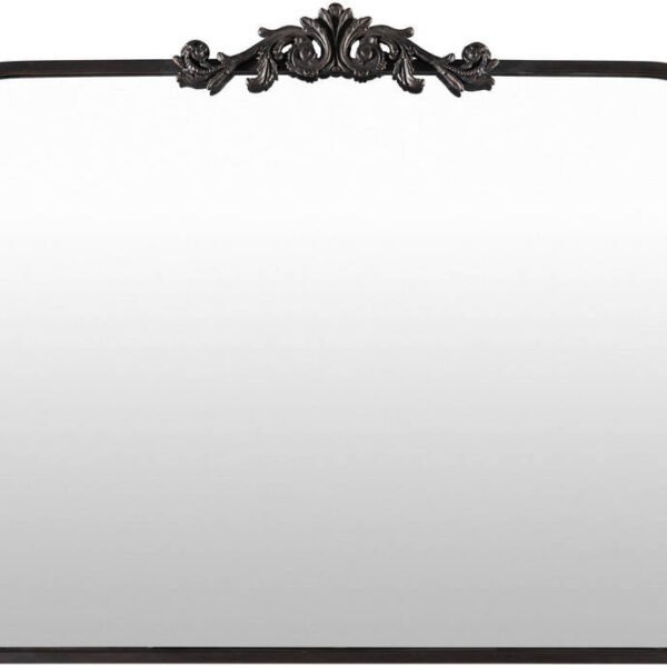Shawnita Traditional Black Wall Mirror