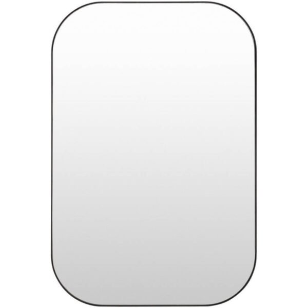 Taisha Modern Black Wall Mirror