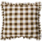 Lon Olive/Dark Brown Pillow Cover
