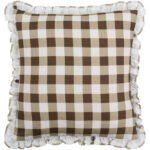 Lon Olive/Dark Brown Pillow Cover - Image 2