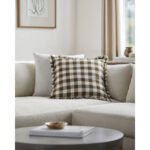 Lon Olive/Dark Brown Pillow Cover - Image 5