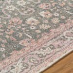 Tayce Traditional Medium Green Washable Area Rug - Image 8