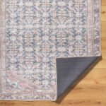 Amberlie Traditional Dark Brown Washable Area Rug - Image 5