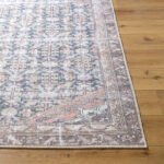 Amberlie Traditional Dark Brown Washable Area Rug - Image 6