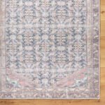 Amberlie Traditional Dark Brown Washable Area Rug - Image 7