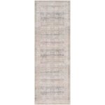 Trivia Traditional Dark Brown Washable Area Rug - Image 2