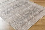 Trivia Traditional Dark Brown Washable Area Rug - Image 4