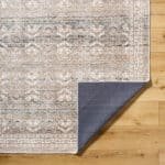 Trivia Traditional Dark Brown Washable Area Rug - Image 7