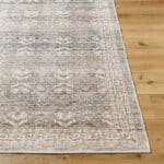 Trivia Traditional Dark Brown Washable Area Rug - Image 8