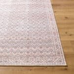 Hardin Traditional Rust Washable Area Rug - Image 4