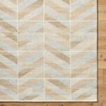 Micael Modern Medium Brown/Light Gray Area Rug - Image 5