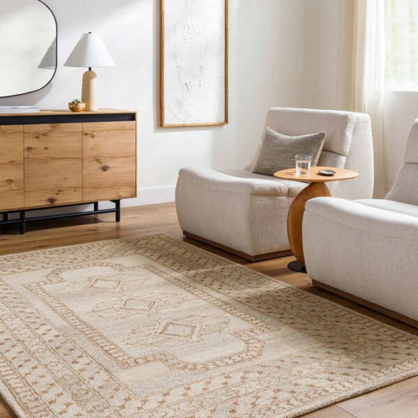 Jesselyn Global Tan Area Rug