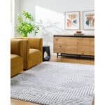 Rajan Global Light Gray Area Rug - Image 2