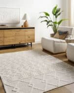 Veneburen Global Light Beige Area Rug