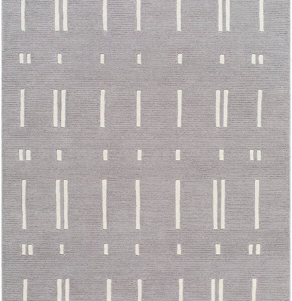 Rivkah Modern Slate Gray Area Rug