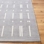 Rivkah Modern Slate Gray Area Rug - Image 3