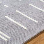 Rivkah Modern Slate Gray Area Rug - Image 6