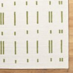 Rivkah Modern Olive Green Area Rug - Image 5