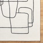 Uzoamaka Modern Ivory Area Rug - Image 5