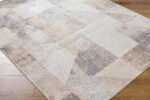 Terrell Modern Beige/Taupe Washable Area Rug - Image 3