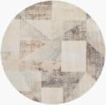 Terrell Modern Beige/Taupe Washable Area Rug - Image 9