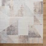 Terrell Modern Beige/Taupe Washable Area Rug - Image 5