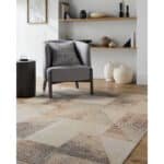 Terrell Modern Beige/Taupe Washable Area Rug - Image 4