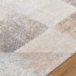 Terrell Modern Beige/Taupe Washable Area Rug - Image 6