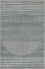 Elk Falls Modern Slate Blue Washable Area Rug - Image 3